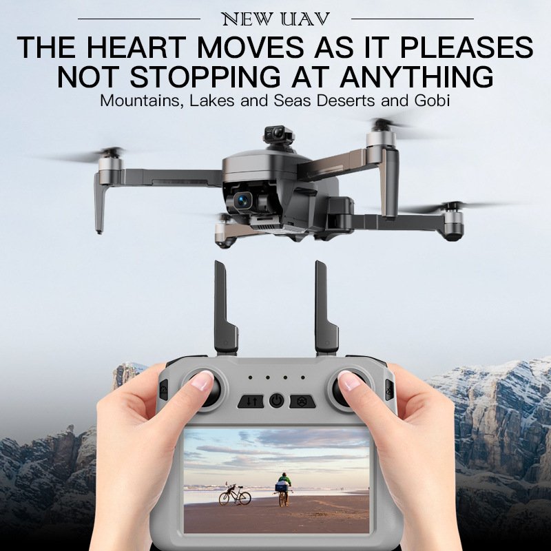 193S Screen-Controlled 4K HD Aerial Photography Three-Axis Pan-Tilt Obstacle Avoidance Remote Control Aircraft UAV Drone