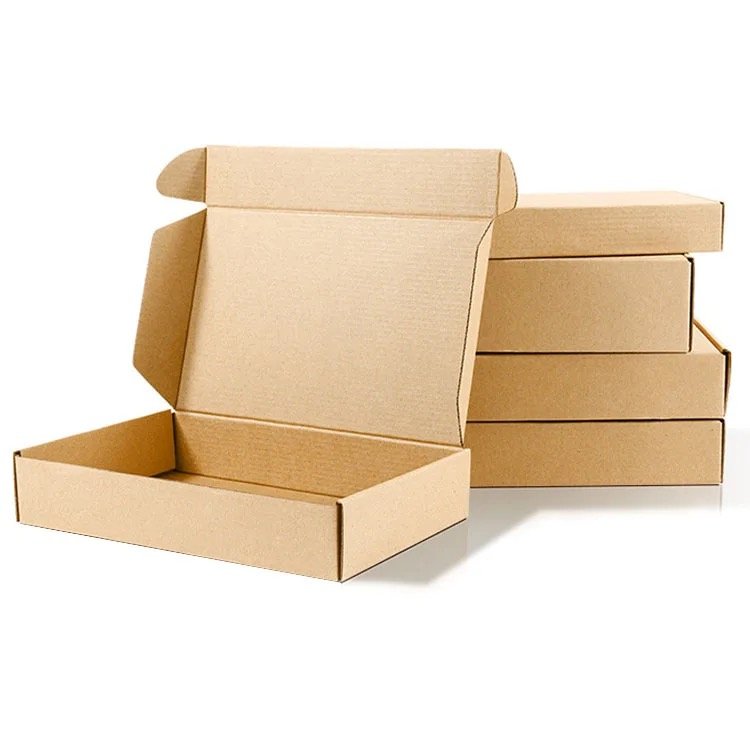 Wholesale Custom Aircraft Carton Packaging High-Durable Kraft Paper Corrugated Board UV Stamping Embossing Mail Shipping Gift