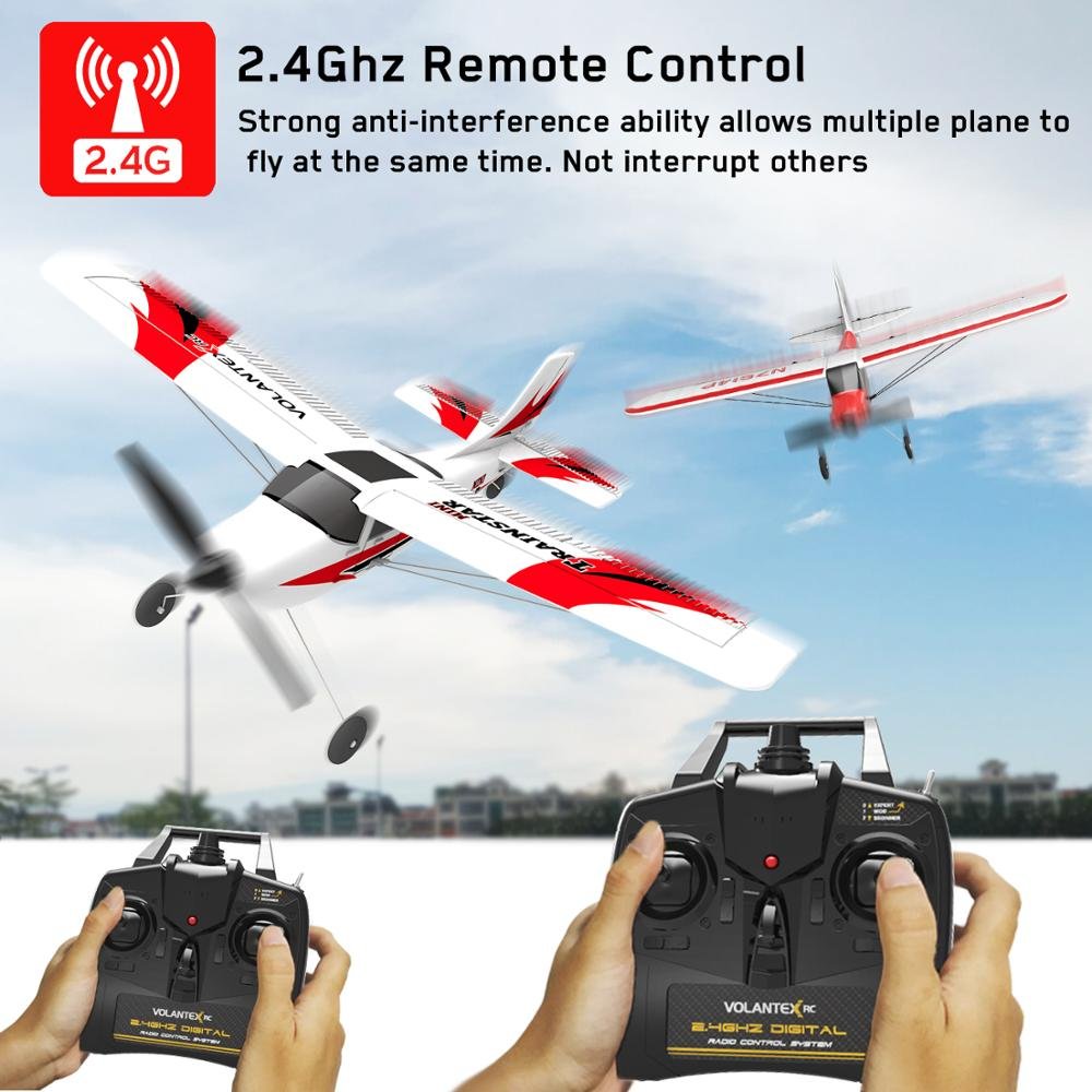 RTF 2.4GHz 4 Channel Remote Control Plane Aircraft 761-4 RC Plane Jet Toy for adults