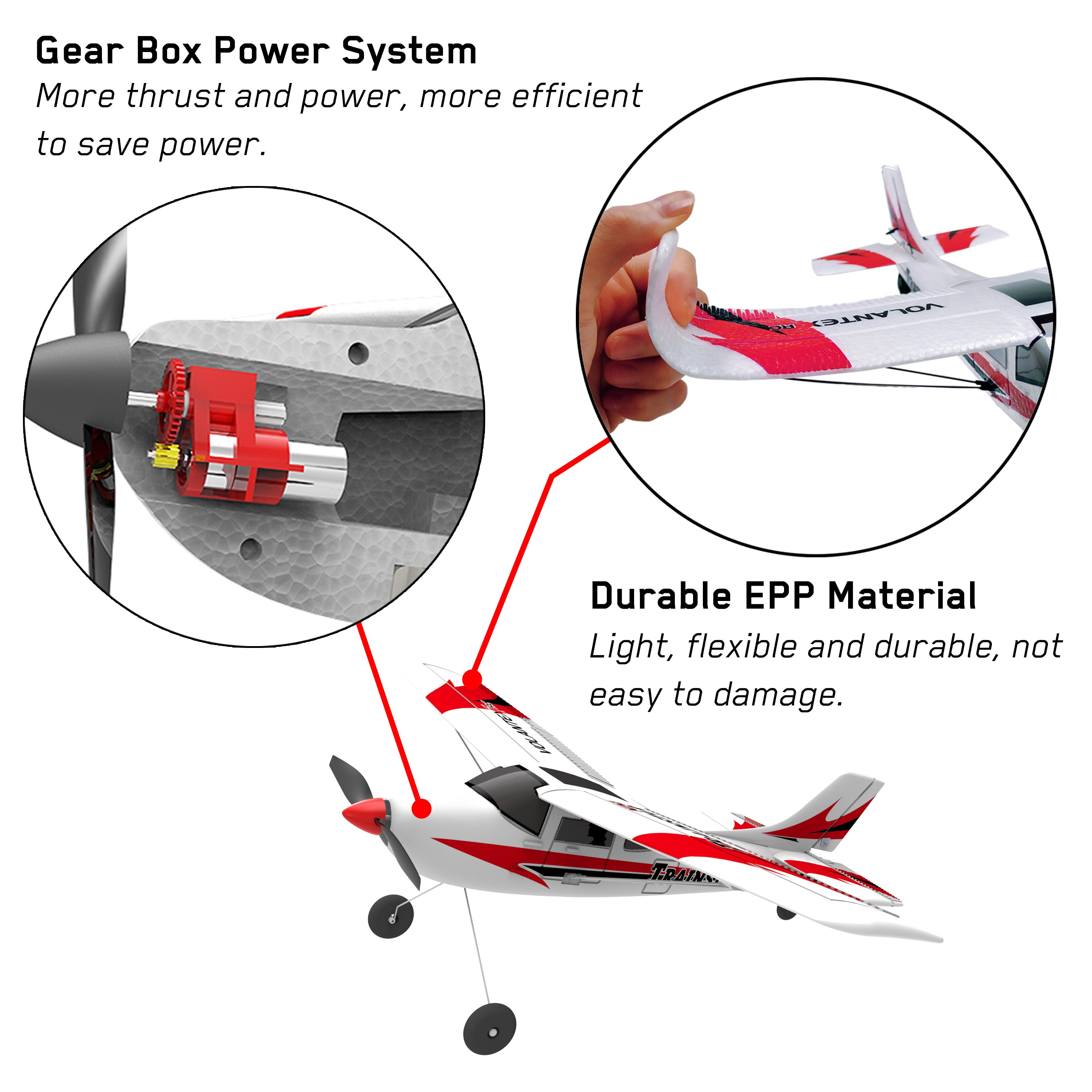RTF 2.4GHz 4 Channel Remote Control Plane Aircraft 761-4 RC Plane Jet Toy for adults