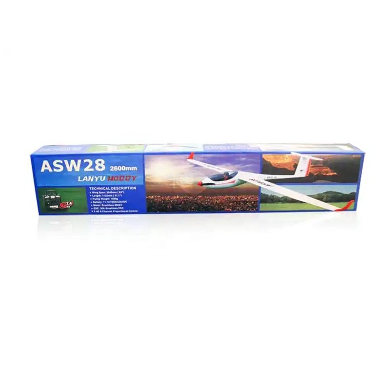 Volantex ASW28 759-1 Brushless Motor Plastic Fuselage 30A ESC FPV 2600mm Wingspan PNP EPO Electric Remote Control RC Plane Toy