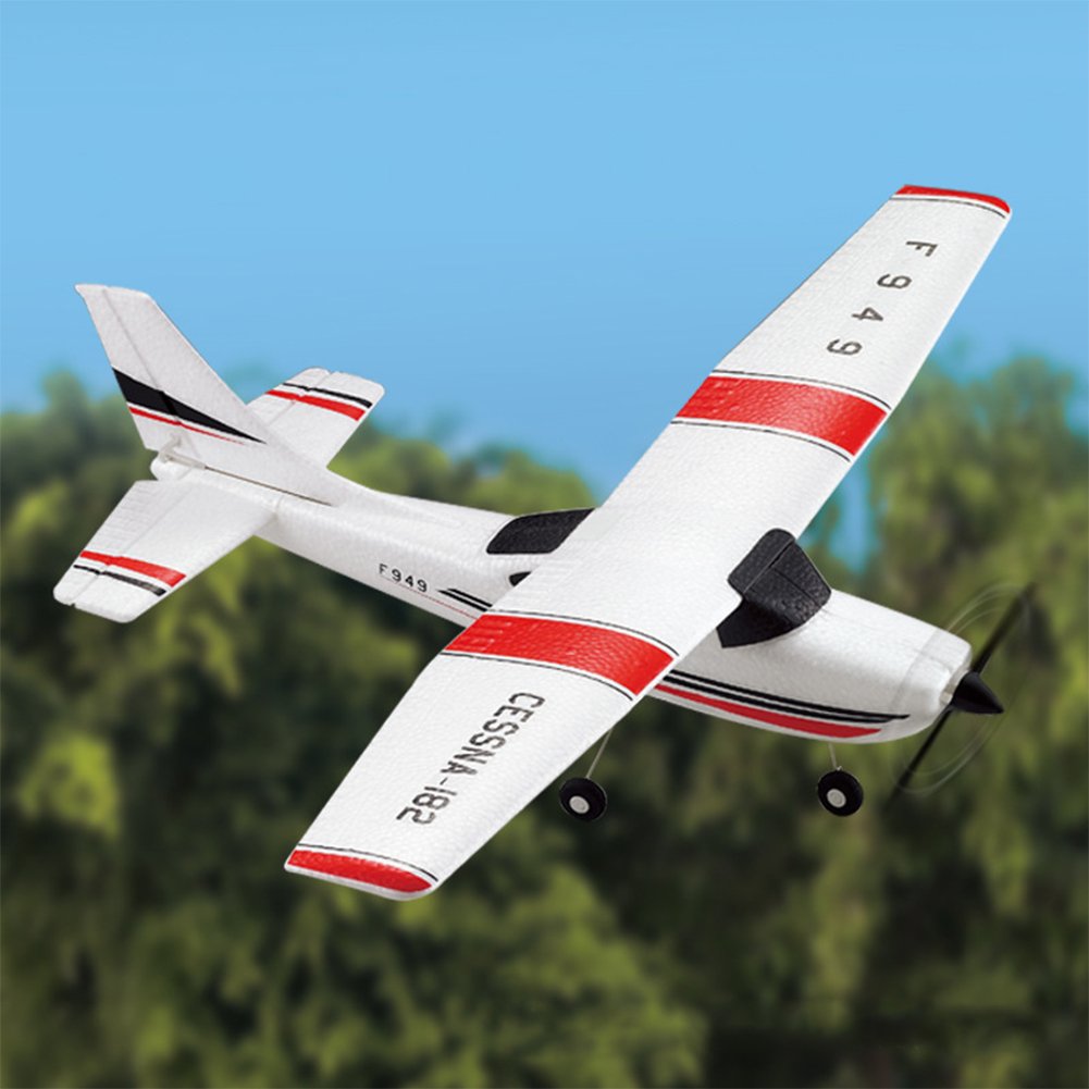 HOSHI WLtoys F949 RC Airplane 2.4G 3D6G 3Ch Fixed Wing Plane Outdoor Toys Drone RTF Upgrade Version Digital Servo F949S