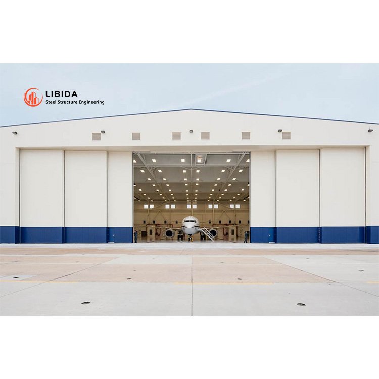 Cheap Industrial Building Metal Frame Factory Hangar Steel Structure Workshop Building Helicopter Structure Design