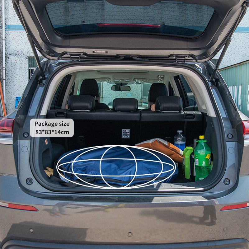 2024 outdoor camping tent Wire Rear fast opening Tent For Suv with car rear tent