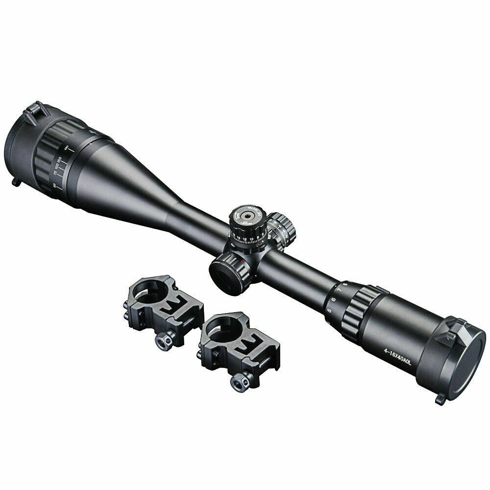 scope Private logo customized 4-16X40AOE optic sight one tube scopes green & red illumination Sight Scope