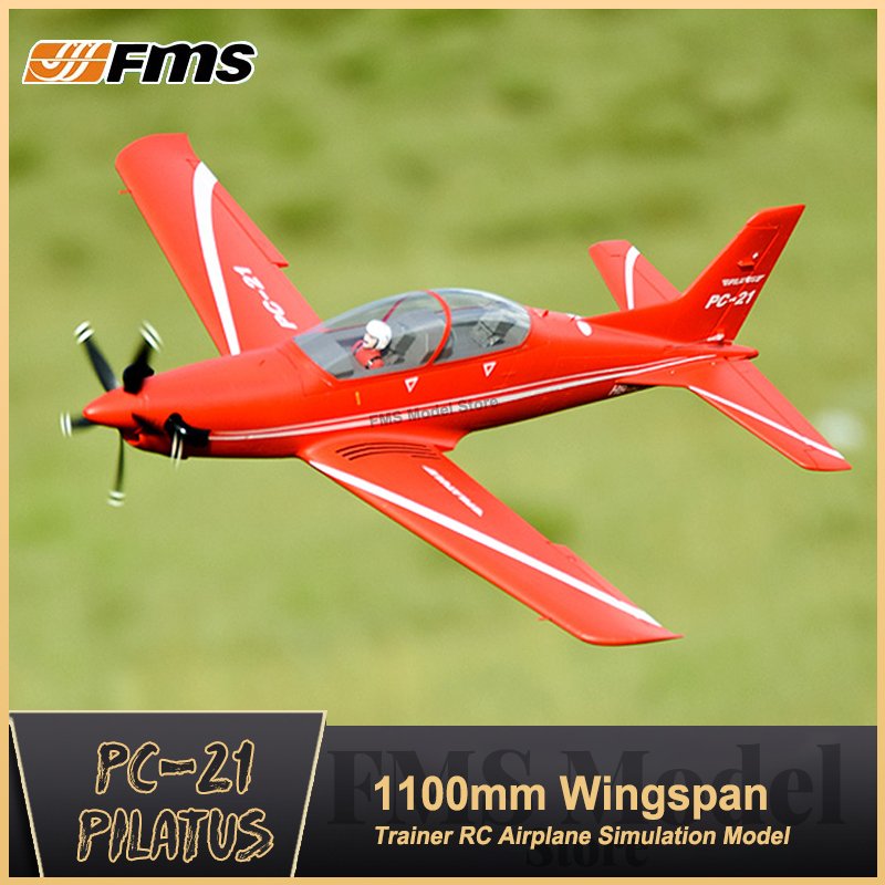 Good price FMS 1100mm Wingspan PC-21utdoor Remote Control Model Plane RC Aircraft popular outdoor