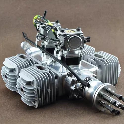 DLA 128CC Four Cylinder gasoline engine remote control aircraft model oil powered large fixed wing RC Model Airplane