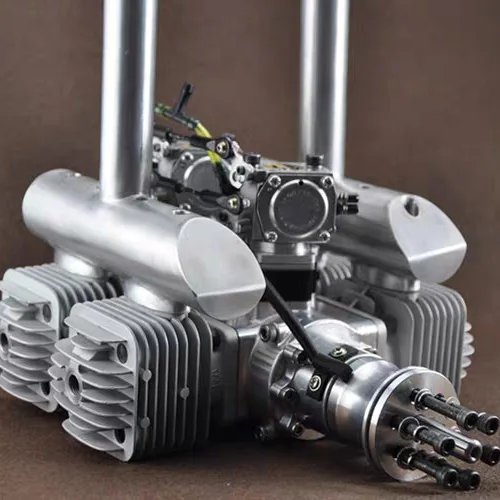DLA 128CC Four Cylinder gasoline engine remote control aircraft model oil powered large fixed wing RC Model Airplane