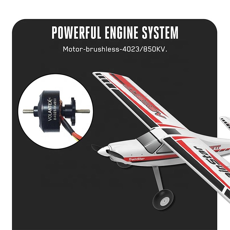 Volantex TrainStar 747-8 40A ESC PNP 1400mm Wingspan EPO Plastic Fuselage Brushless Motor Radio Control Airplane Birthday Gift