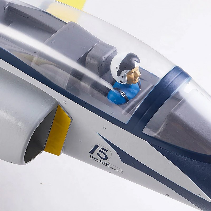 FMS 70mm Viper V2 EDF Jet PNP 15th Anniversary Electric RC Plane with CNC Metal Landing Gear High Speed Brushless Motor