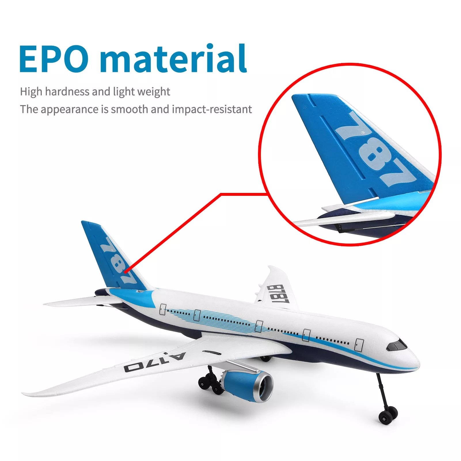 HOT SALES A170 RC Airplane 660mm Wingspan 2.4GHz 4CH Remote Control Airplane 3D/6G Brushless Motor EPO Material Outdoor Drone