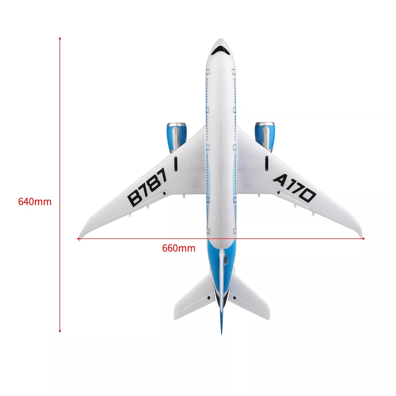 HOT SALES A170 RC Airplane 660mm Wingspan 2.4GHz 4CH Remote Control Airplane 3D/6G Brushless Motor EPO Material Outdoor Drone