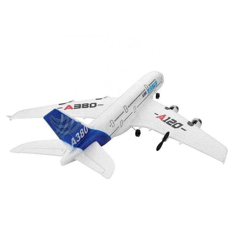 LaiNan A120 Airbus Three Channel Real Aircraft Push Back Dual Power Glider Aircraft Model Toys