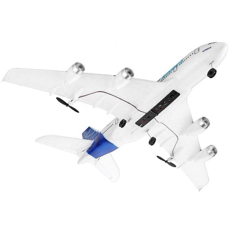 LaiNan A120 Airbus Three Channel Real Aircraft Push Back Dual Power Glider Aircraft Model Toys