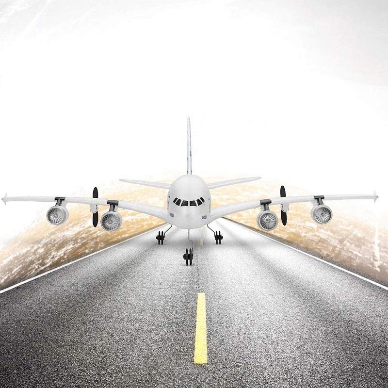 LaiNan A120 Airbus Three Channel Real Aircraft Push Back Dual Power Glider Aircraft Model Toys