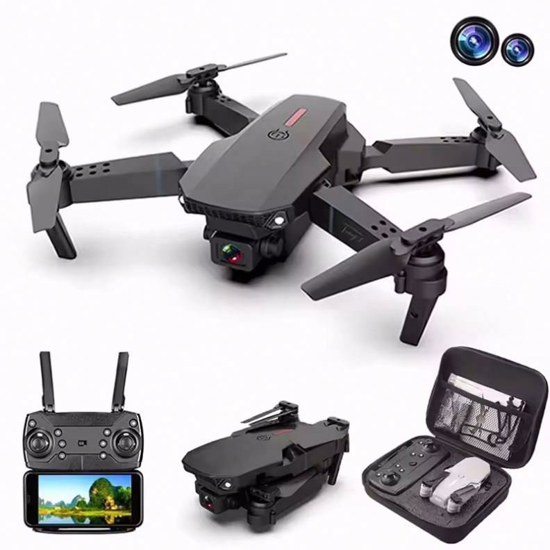 E88 Pro UAV HD 4K dual camera folding four-axis aerial photography aircraft remote control aircraft