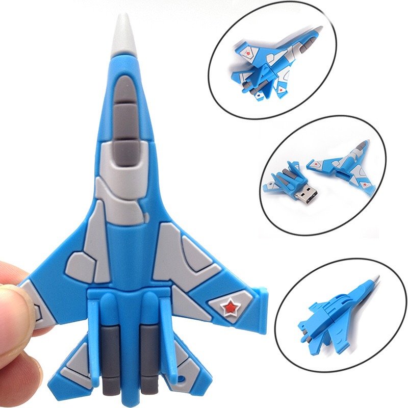custom aeroplane aircraft usb stick rubber pvc 3D helicopter plane airplane shape usb flash drive