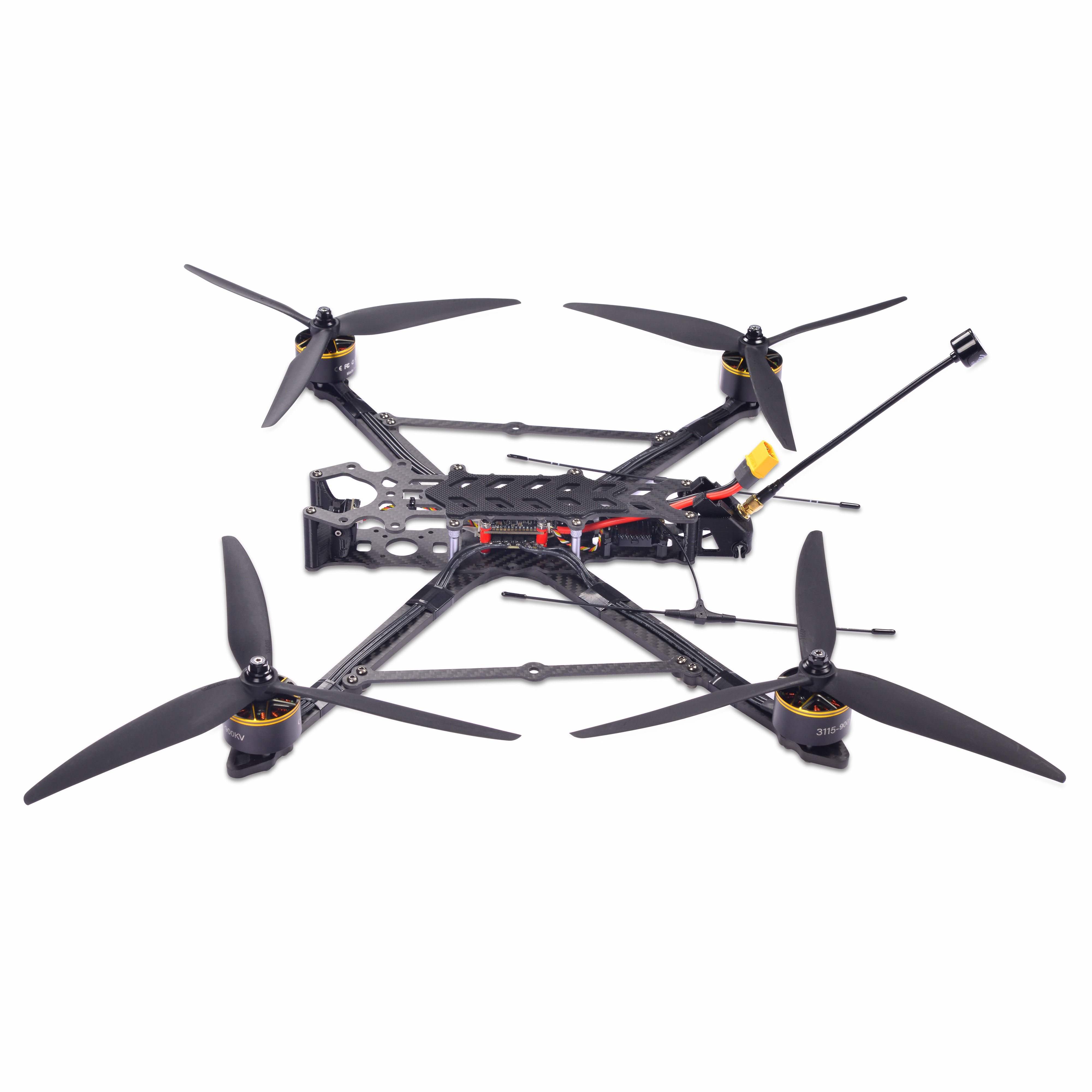 UFlight XL10 V6 6S 10 And 13 Inch FPV Racing Drone With 5kg 4kg Payload 3115 900kv Motor GPS Long Range 10km 20km 2.5w 3w VTX