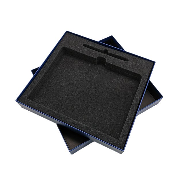High Quality Private Branded Cardboard Square Lid And Base Box 2 Piece Lift-off Rigid Packaging Box For Cloth