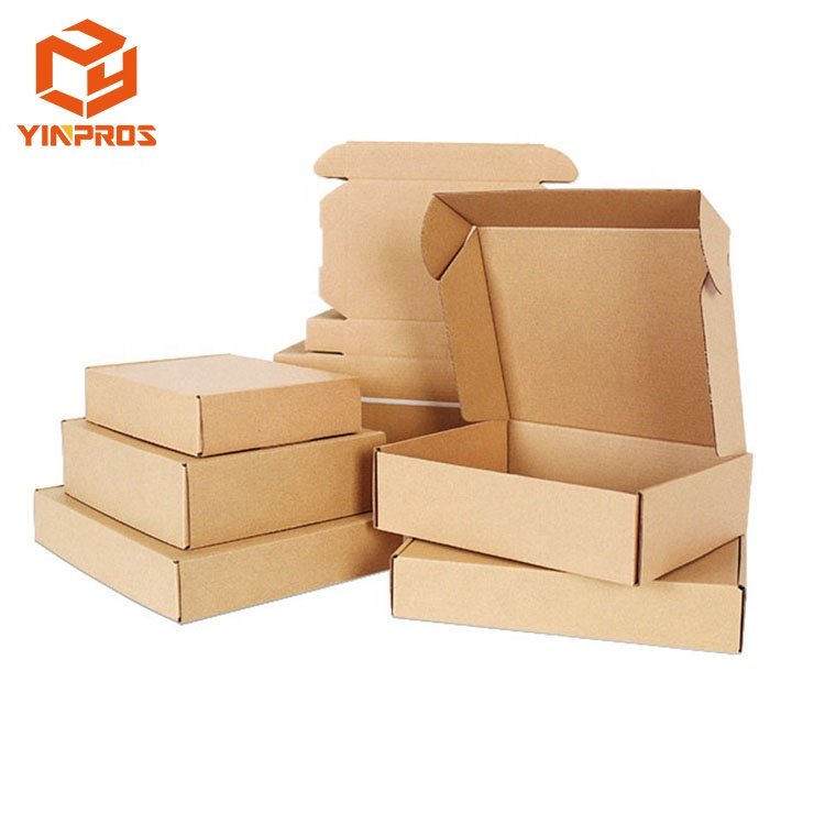 paper Shipping Boxes brown Corrugated Cardboard Box for Mailing Packing Literature Mailer Gift Boxes with Lids