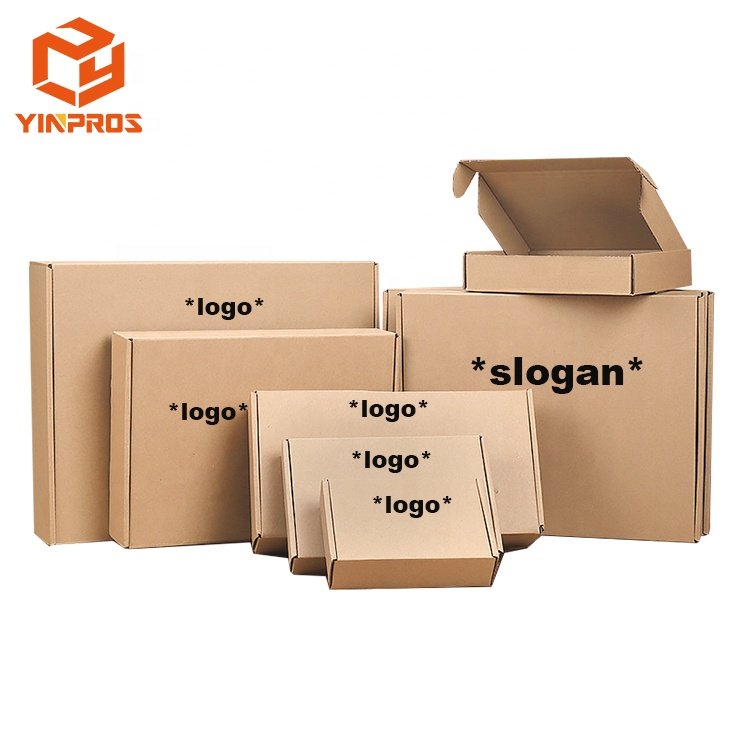 paper Shipping Boxes brown Corrugated Cardboard Box for Mailing Packing Literature Mailer Gift Boxes with Lids
