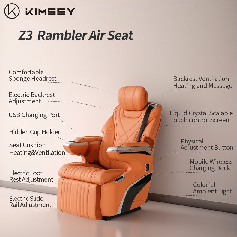 High Class Quality Business Car General Aviation Seat For Toyota Coaster Hiace Alphard