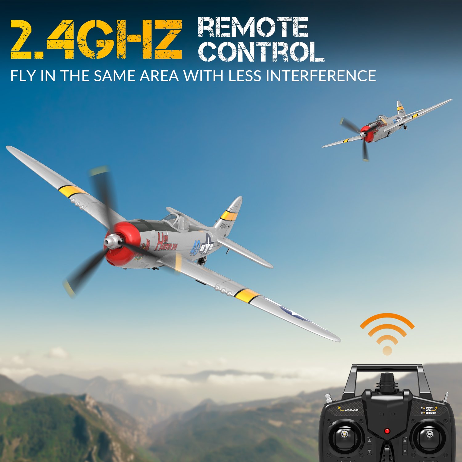 Volantex P47 400mm 4-CH RTF Toys EPP Foam Rc Planes Outdoor Radio Control Aircraft For Adults Children Gifts