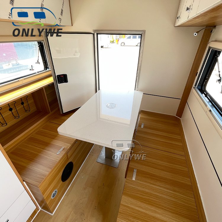 ONLYWE Custom overland adventure rv truck camper motorhome luxury 6x6 expedition vehicle aluminum truck campers for sale
