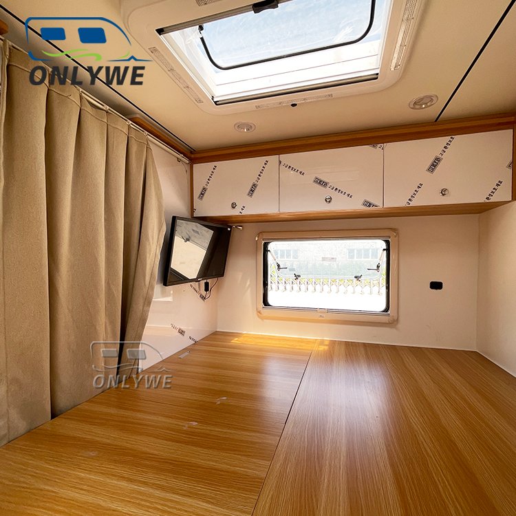 ONLYWE Custom overland adventure rv truck camper motorhome luxury 6x6 expedition vehicle aluminum truck campers for sale