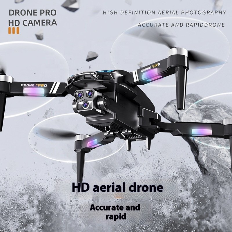 K706 Cross-Border Obstacle Avoidance Brushless Drone Three-Camera Optical Flow Positioning Four-Axis Remote Control Aircraft New
