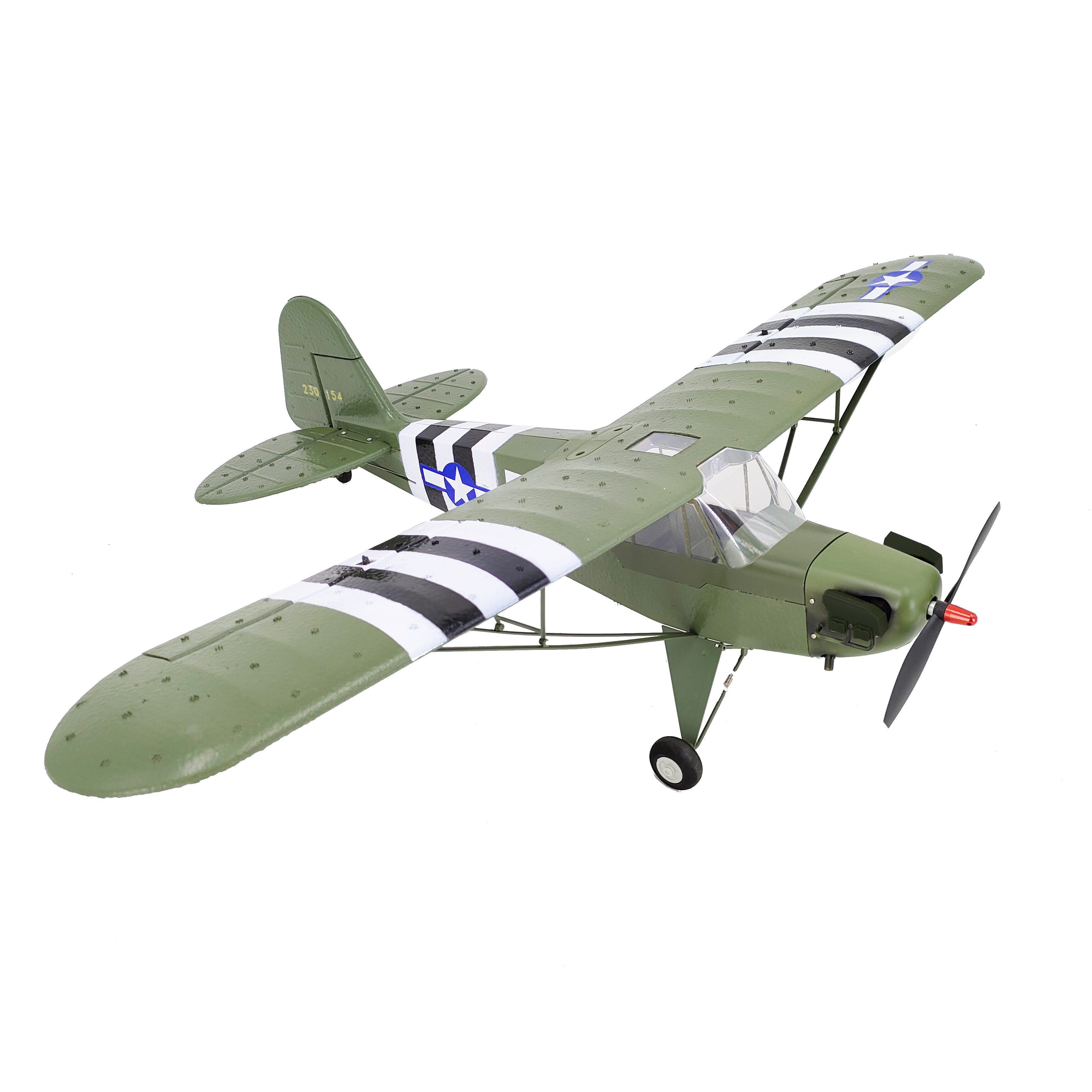 FX9703 RC Airplane 4CH 6-Axis 3D Fixed-wing Aircraft Model 1/16 World War 2 Aircraft Model J3 Brushless RC Helicopter