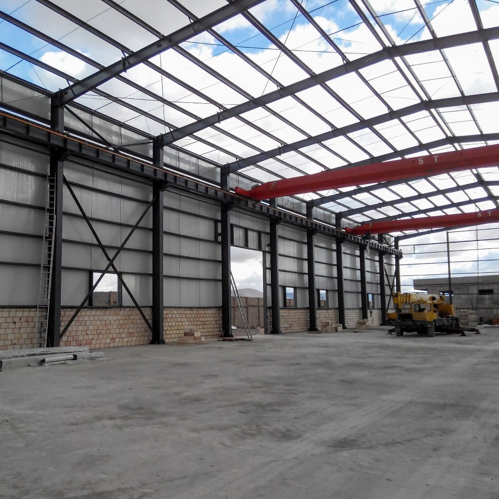 Steel Frame Aircraft Hangar For Workshop Economical Structure Cost