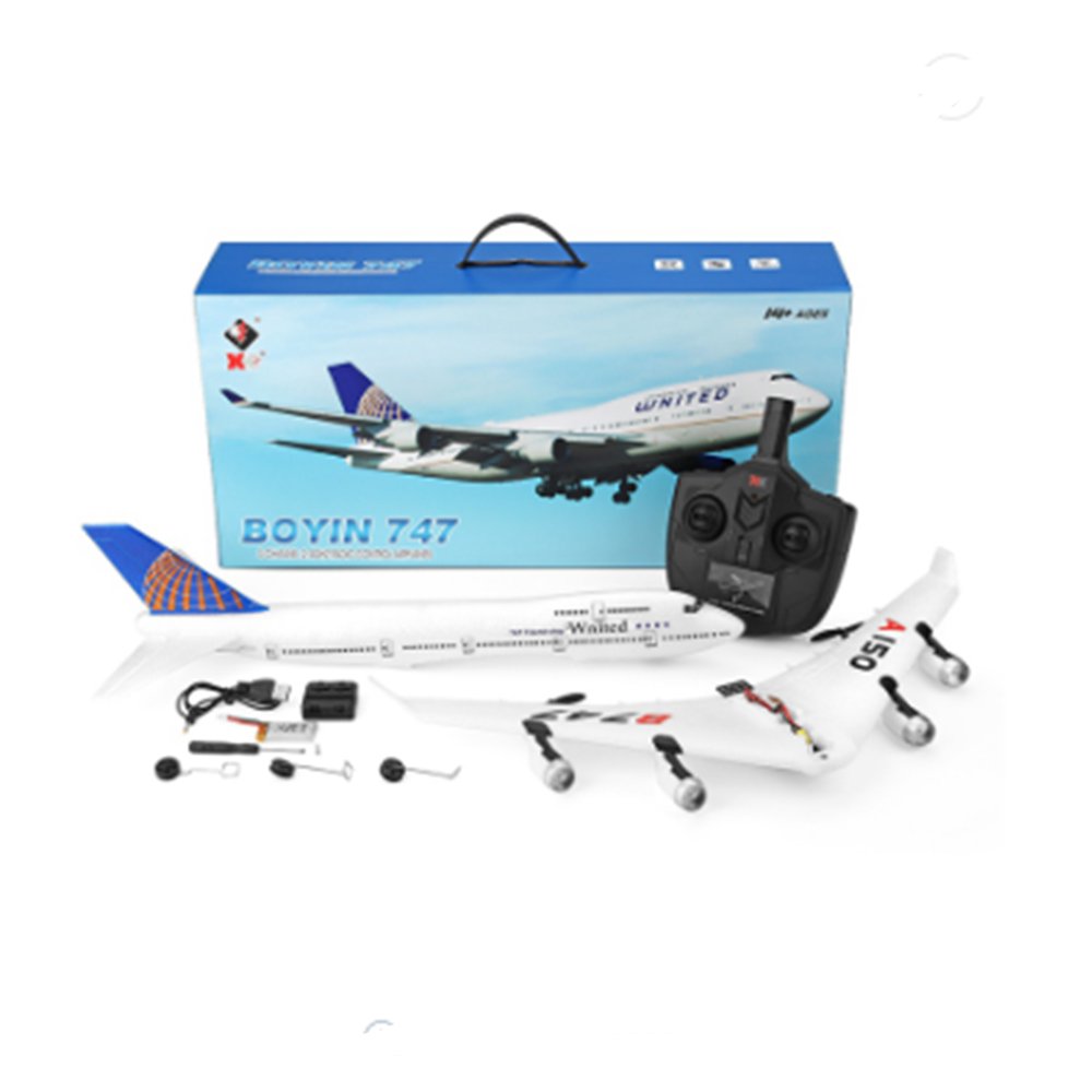 WLtoys A150 Airplane 3CH RC Airplane RC Glider Boeing B747 Model Fixed Wing EPP Remote Control Aircraft Toy XK A150-B747