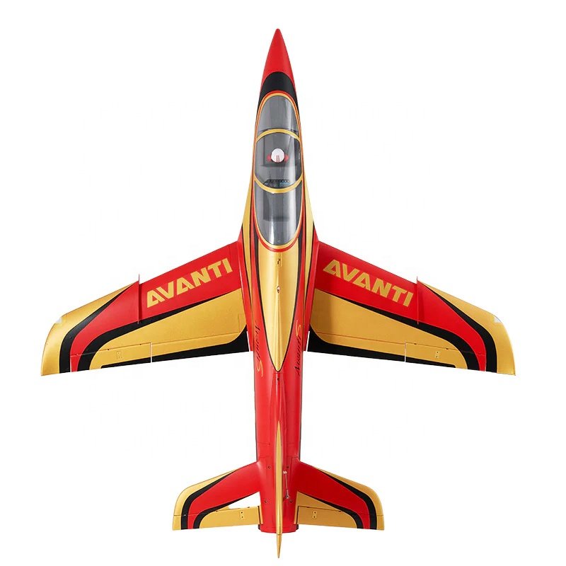 FMS EDF RC Sport Jet 90mm Avanti PNP 18th Anniversary RC Fighter Jets CNC Radio Control Plane High speed Aerobatic Performance
