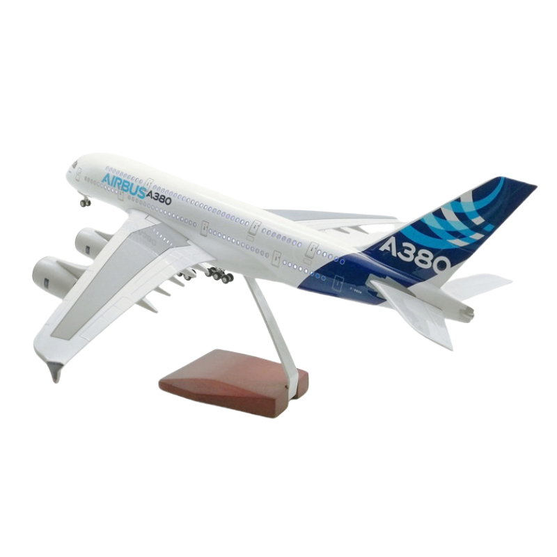 Ready To Ship Custom Livery Resin 47cm Passenger Planes For Sale Airplane Airbus Model A 380 Plane Model Light Aircraft Kit