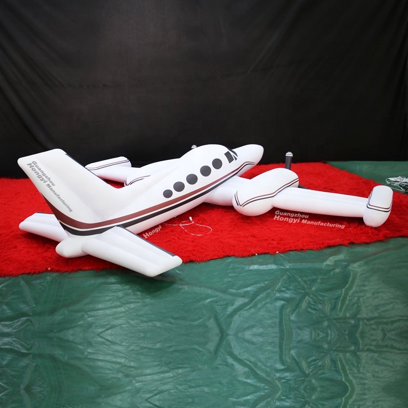Advertising Inflatable LED Aircraft Space Shuttle Spaceship Air Plane Balloon Flying Aeroplane