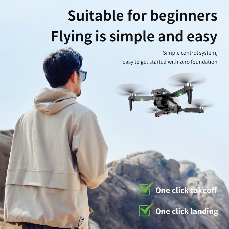 2024 New model obstacle avoidance aerial photography optical flow Brushless motor Mini drones Cheap With camera for beginners