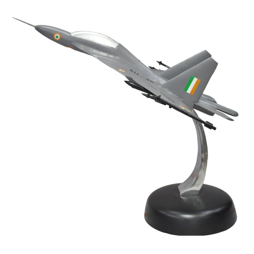Big Airplane Models Large 5 Feet SU-30 Aircraft Model Indian Air Force Craft Cast Aluminum Grey Finished Airplane Nice Quality