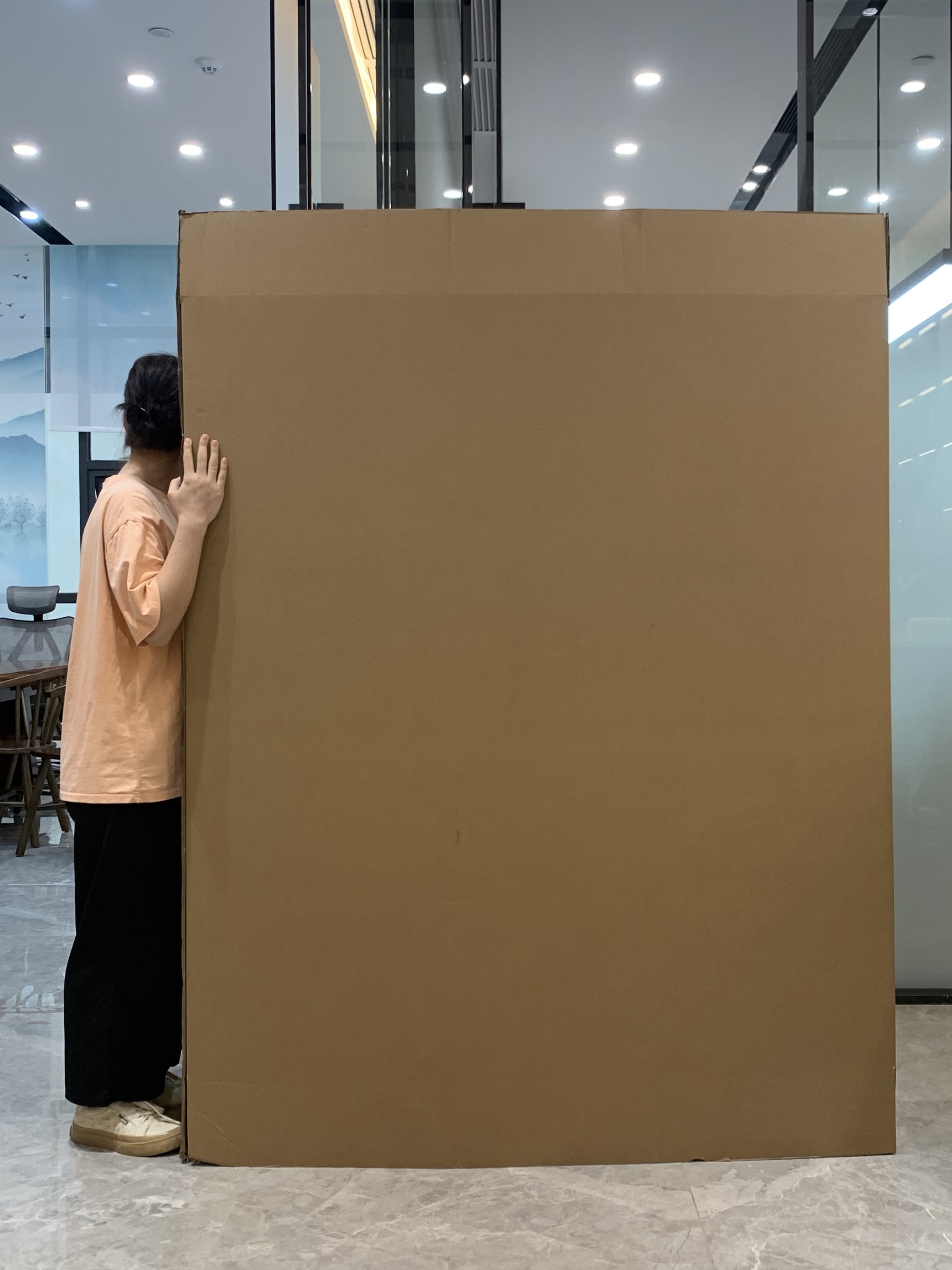 Customized Oversized corrugated packaging led TV refrigerators air conditioners large cardboard cartons boxes for shipping