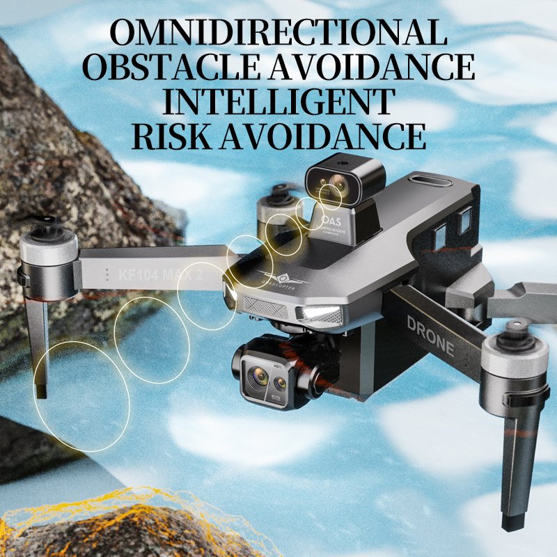 KFR/C KF104 MAX GPS drone 4K ultra-high definition camera professional long-distance laser obstacle avoidance drones with Screen