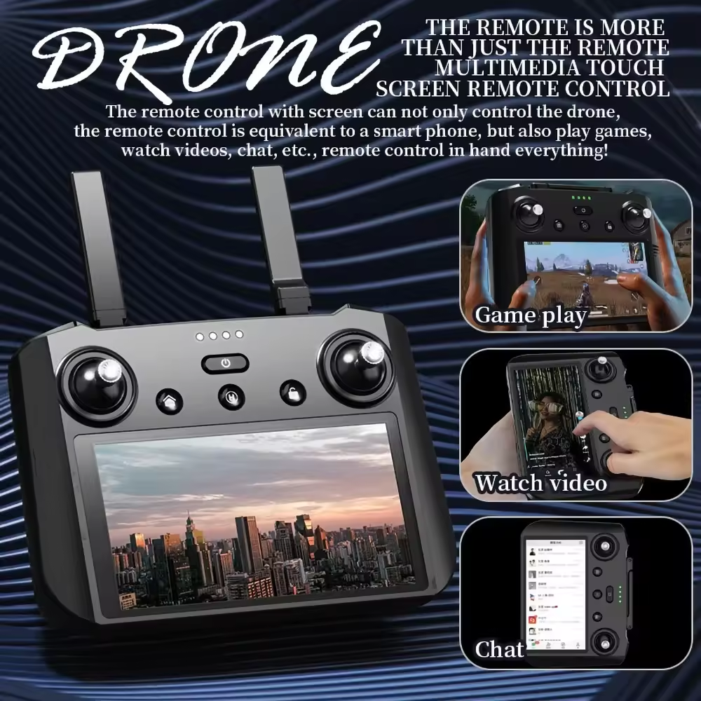 KFR/C KF104 MAX GPS drone 4K ultra-high definition camera professional long-distance laser obstacle avoidance drones with Screen