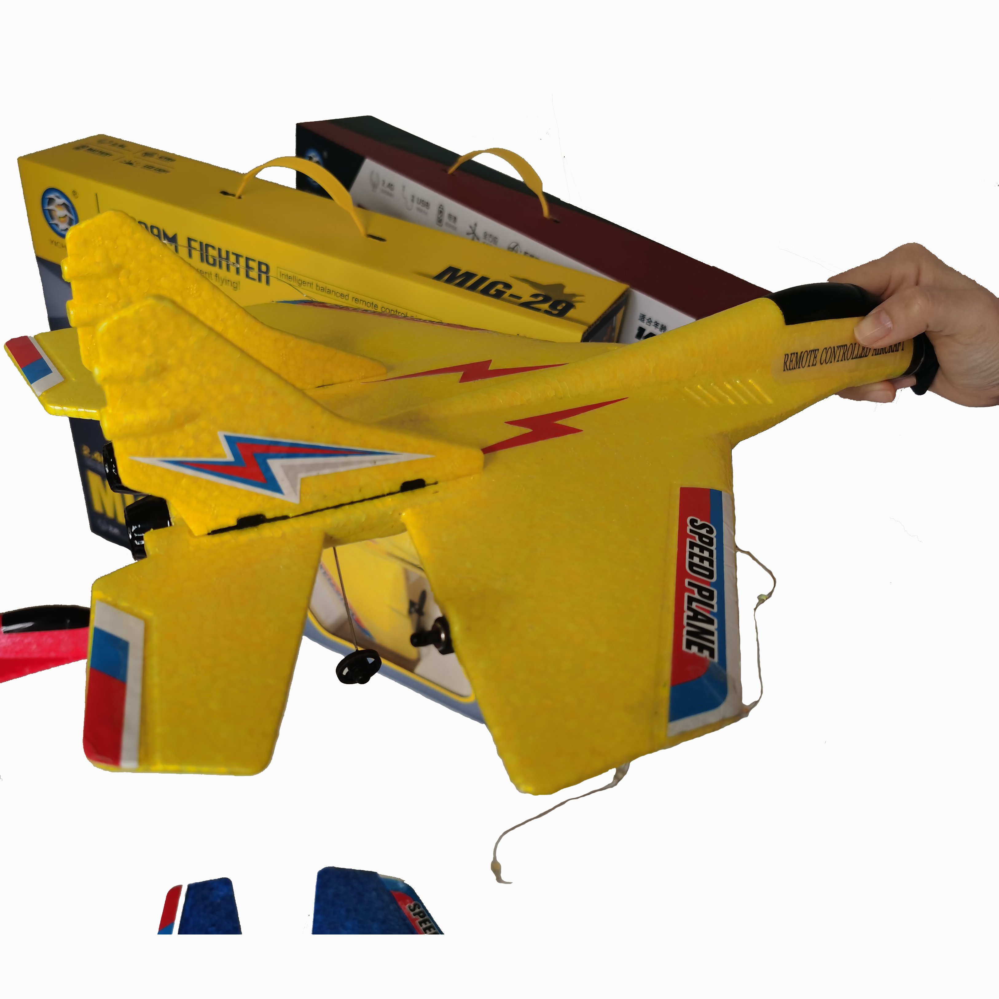 2022 YC99-45 RC Foam Plane Professional Aeroplane For Office Desk Passenger Plane Single Propeller Plane Engine