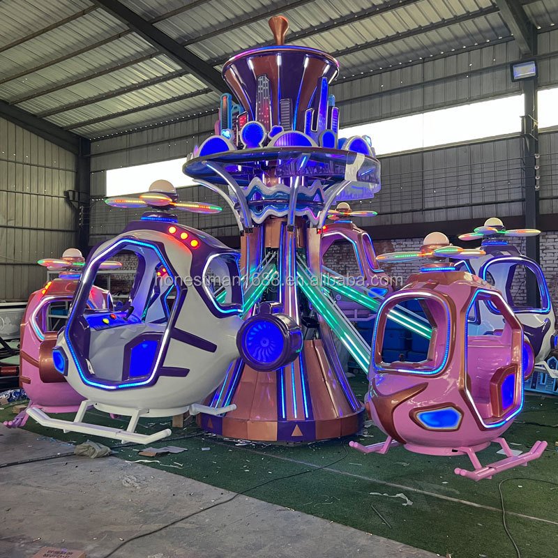 12 seats kids airplane aircraft amusement equipment self control plane theme park ride for sale