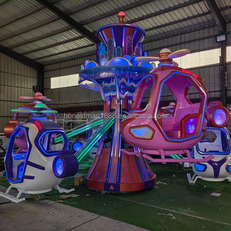 12 seats kids airplane aircraft amusement equipment self control plane theme park ride for sale
