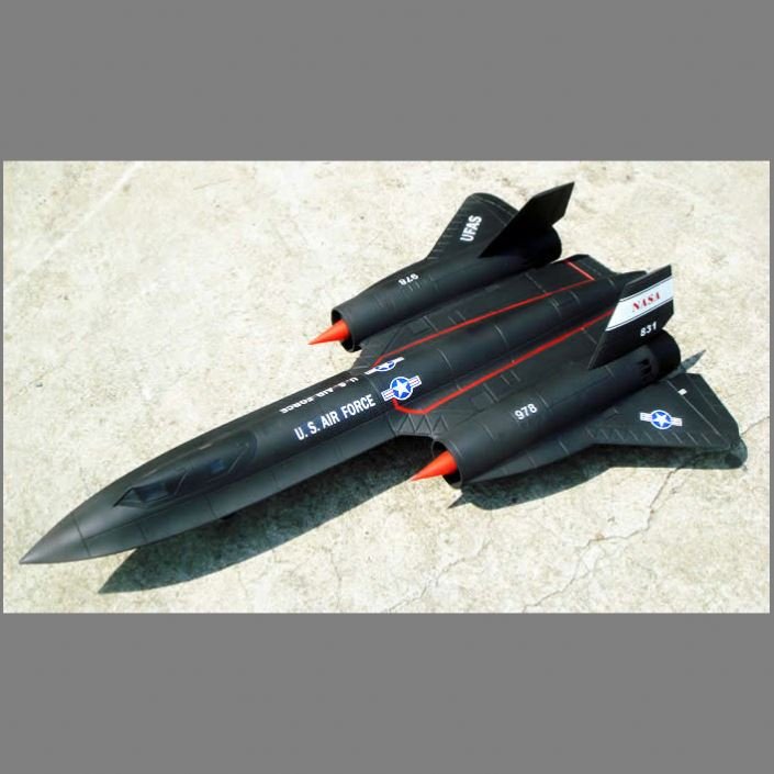 Excellent Stability High Quality SR71 Giant Scale Rc Airplane Plane