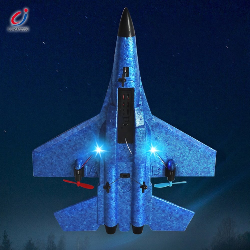 Chengji 2.5 Channel Rc Aircraft Hand Throw Glider Remote Control Flying Foam Plane Toy For Kids