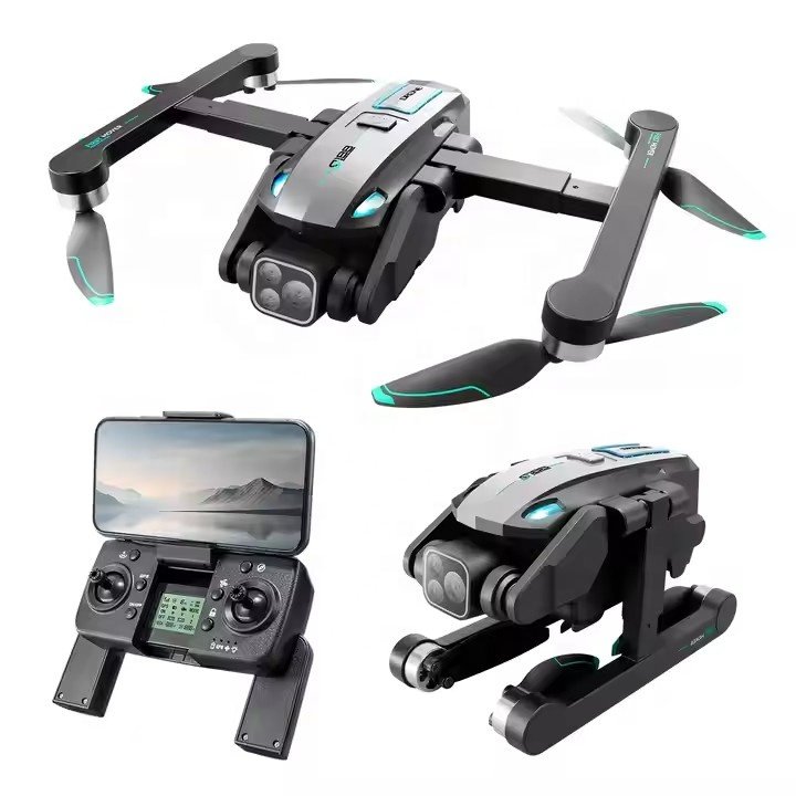S188 GPS Drone Professional HD Camera Three Obstacle Avoidance Foldable 5G Brushless GPS RC Quadcopter Special Design Toy