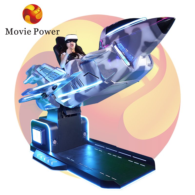 Vr Airplane Shooting Game Flight Experience Amusement Theme Park 9D Flying Simulator VR Airplane Game Machine