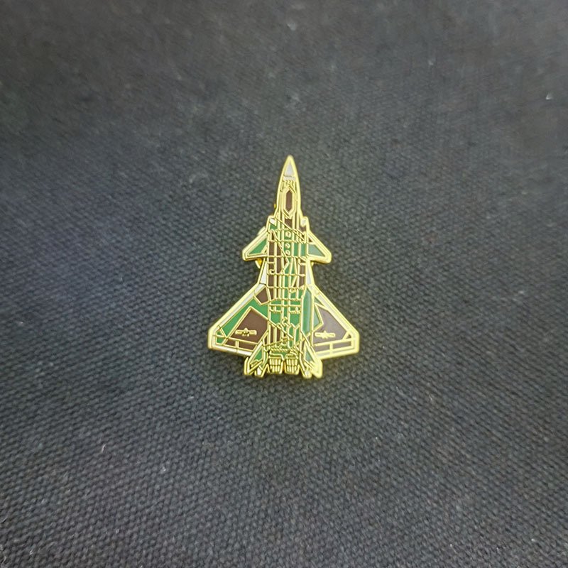 Custom Logo Plane Metal Airplane Helicopter Pin Badges Brooch Pin For Clothes