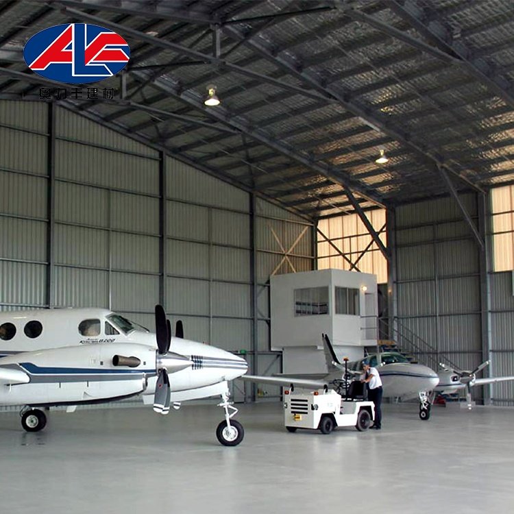 Prefabricated Steel Long Span aircraft Warehouse Removable Directly Factory Price